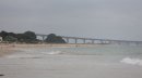 Plage sud et pont